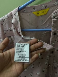 Cute Pink Floral Top