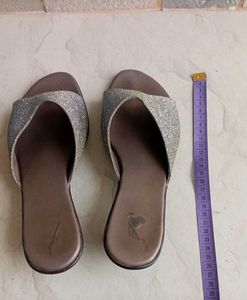 Silver Sparkle Heels