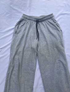 Gray Casual Pants