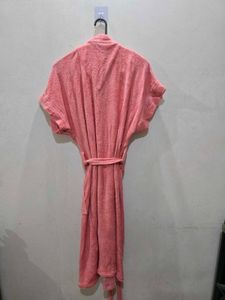 Salmon Terry Cloth Robe