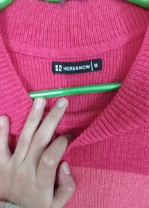 HERE&NOW Pink Knit Top