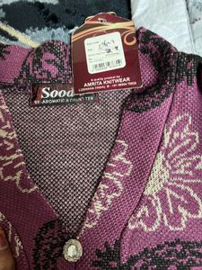 Patterned Ethnic woolen Kurta Dress