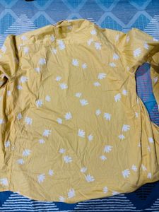 Yellow Printed Shirt