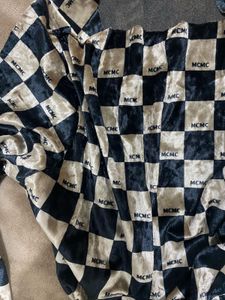 Checkered Print Long Sleeve Top