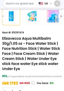 Korean Aqua Multibalm Stick  For Glass Skin