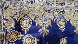 Elegant Blue Saree