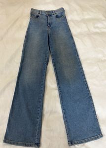 Wide Leg Denim Jeans