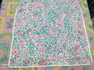 Full Stitched Floral Kurti With Bell Sleeves