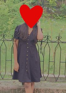 ☁️🌸Black Korean Dress 🎀🌸