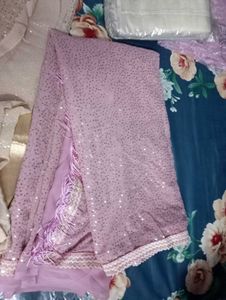 Elegant Sequin Embellished Saree