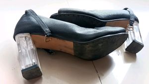 Black Transparent Heel👠🖤