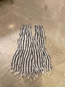 Striped Branded Playsuit Never Worn
