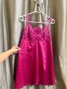 Pink Bow Night Suit