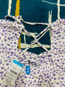 Floral Print Mini Dress 💜