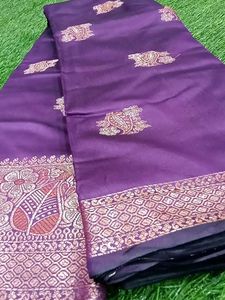 Elegant Purple Saree