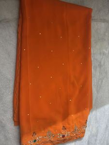 Orange Saree