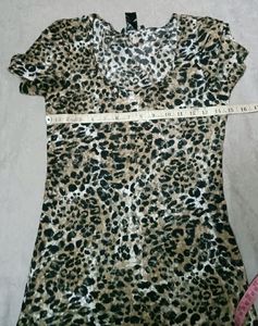 Leapord Print/Net Tshirt For Girls/Women