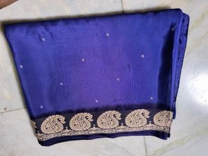Elegant Blue Saree