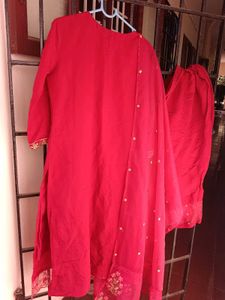 kurta set with braso duppatta