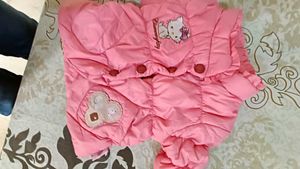 Pink &#39;Charming Kitty&#39; Puffer Jacket