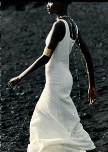 Cream Cutout Maxi Dress