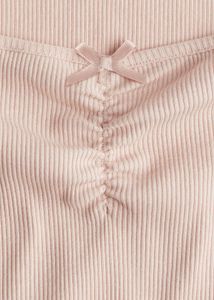 Price Down -H&amp;M Gathered Cap Sleeved Top DustyPink