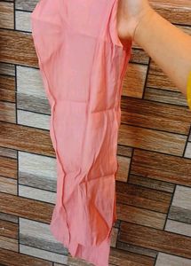 Pink Embroidered Sharara Set