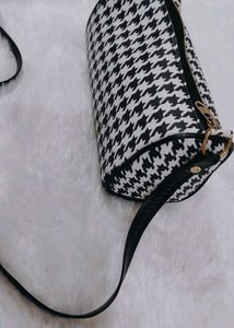 Black And Navy Blue  Hand Clutches For Women