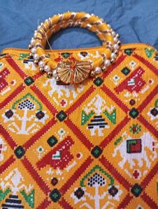 Yellow Ethnic Bag