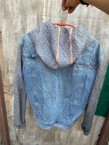 Hooded Denim Jacket