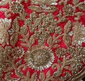 Red Bridal Saree