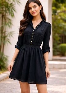 Navy blue dress 👗