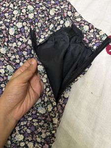 Floral Print Skirt