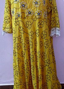 xxl georgette full length anarkali