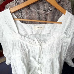 White Crop Top