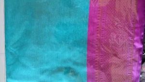 Paithani Silk Saree With Peacock Butta