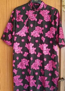 Floral Cheongsam Dress