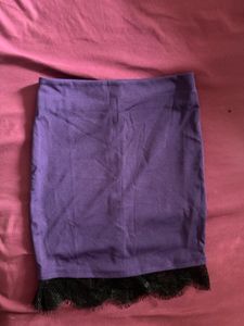 Purple Lace Skirt