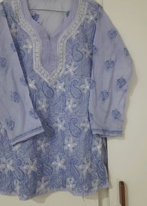 Transparentish Chikankari Kurti