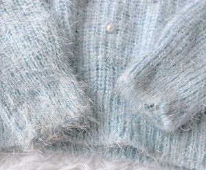 Korean Pearl Embellished Sweater