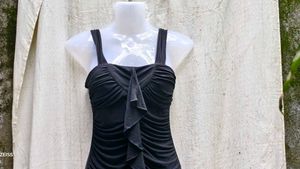 30207. Black Bodycon Mini Dress