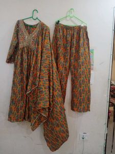 beautiful partywear Printed Kurta Set