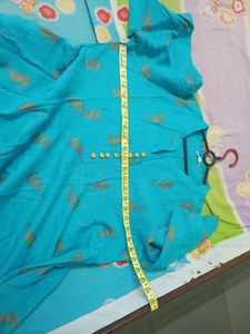 Stylish Blue Printed Kurta