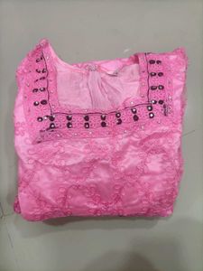 Pink Floral Party Dress