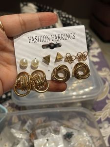 Korean Earrings Combo