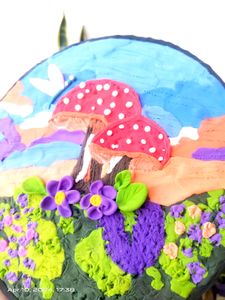 Wonderful Clay Work Nature art On Cakebase