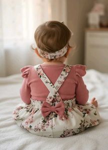 Floral Baby Girl Outfit