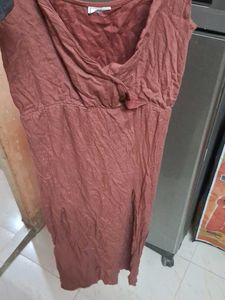 Rust Colored Cami Dress