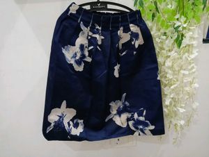 White Casual Shirt  And Skirt