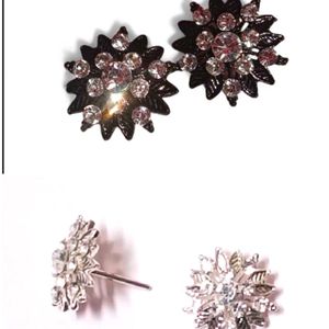 13 Pairs Of College Studs And Earrings Combo